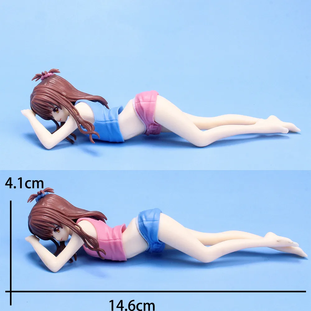 Japan Schoonheid Meisjes Om Ru Darkness Yuuki Mikan Figuur Pvc Actie Anime Collectible Model Speelgoed Pop 20Cm Voor kid Home Decor