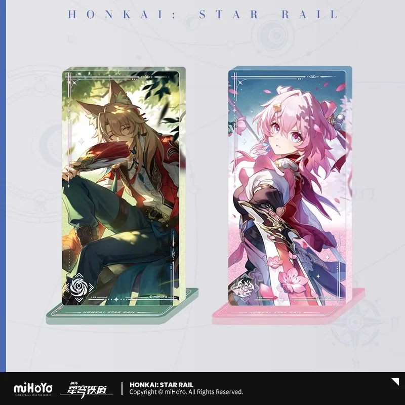 

MiHoYo Honkai: Star Rail Anime & Game Peripherals Light Cone Series Acrylic Quicksand Standing Plaque DIY Christmas Gift