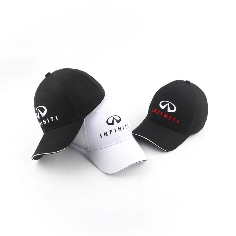 Modny haft dla mężczyzn Infiniti damskie do koszykówki czapki na świeżym powietrzu sportowe wędkarstwo Golf Snapback kapelusz przeciwsłoneczny na co