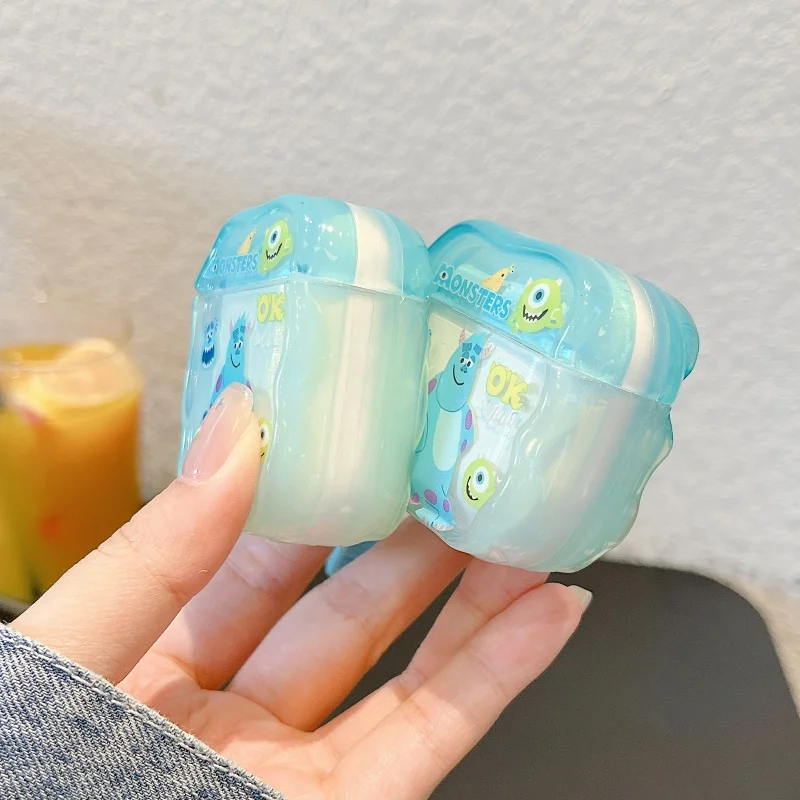 Disney Monsters University earphone Case Pendant for AirPods Pro 2nd gen Cute Cover for AirPods 1 2 3 4 Protective Cases