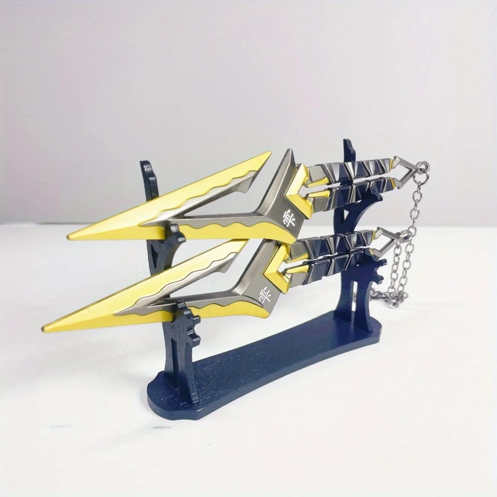 6.3inch Valorant Kunai Metal Katana Sword Ninja Knife Original Samurai Sabre Japanese Katana Sabre Cosplay Accessories Prop Toy