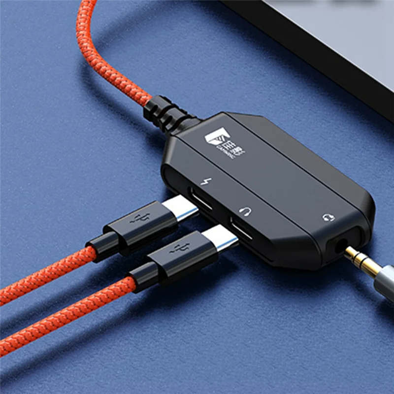 

GAMWING 3-In-1 Adapter Ax100 Type-C to PD+3.5mm+Type-C for Android