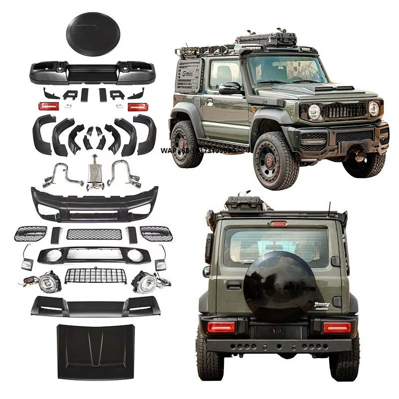 New Eurocarparts Suzuki Jimny G Class G63 4X4 Bumper Conversion Kit-Universal Fitment Screw-On Installation