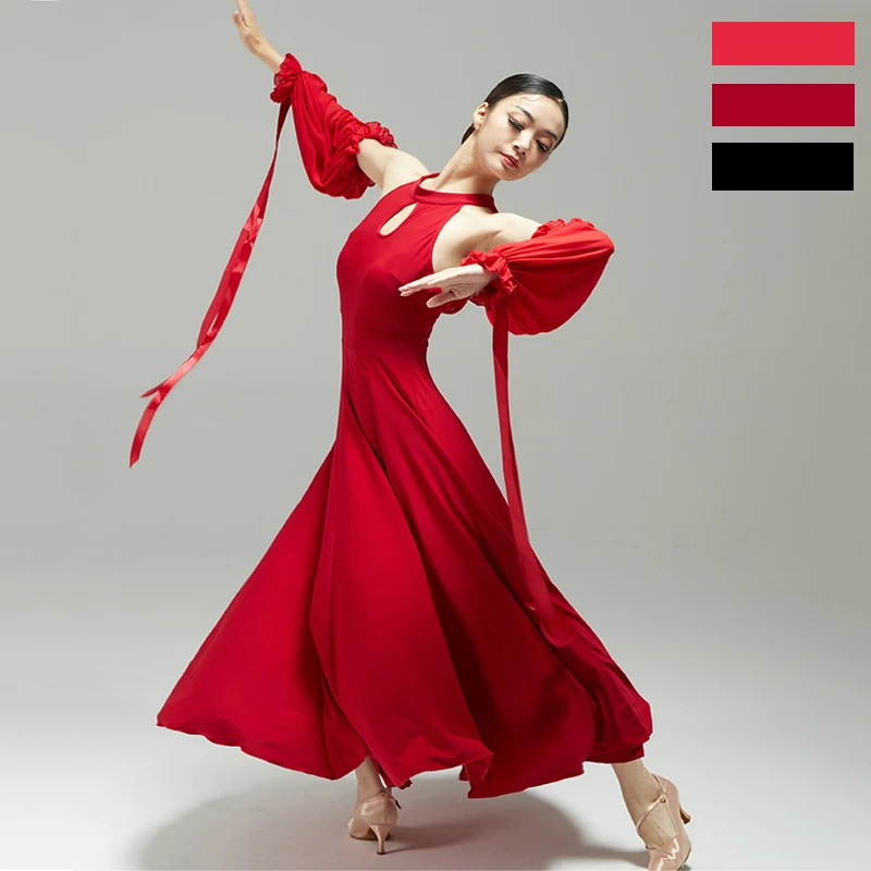 

Elegant Waltz Dress Women Ballroom Competition Dress Modern Dancing Outfit Stage Performance Costume Tango Dance Wear DL9613