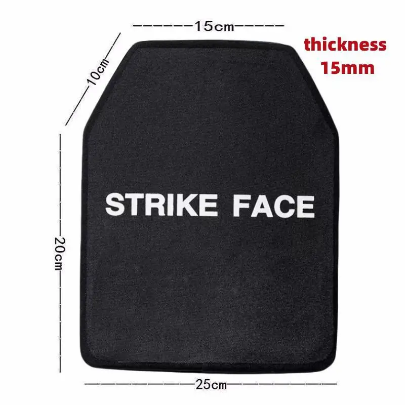 Body Armor Plat Pure PE 10x12 inch Level 3 Protective Plate Tactical Insertion Board Backpack Deck Tactical Vest Defense board
