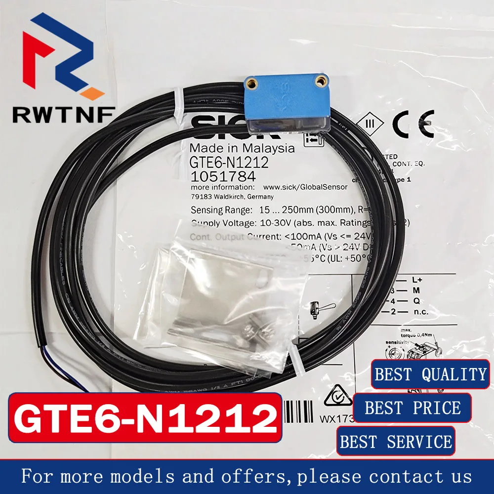 Brand New Genuine GTE6-N1212 SICK Diffused photoelectric switch sensor,100% original warehouse stock