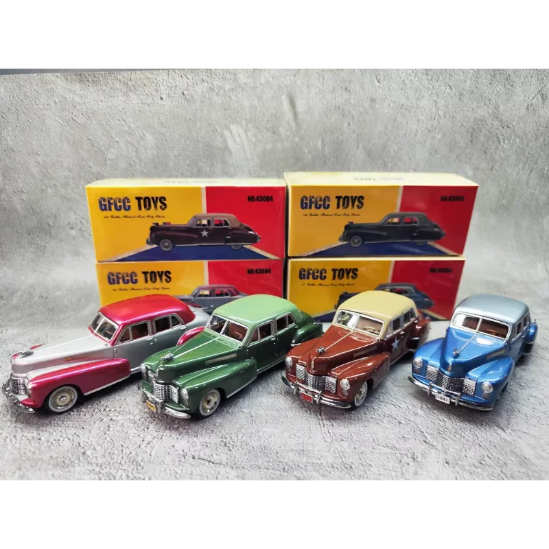 

Diecast GFCC 1/43 Scale 1941 Cadillac Fleetwood Series Patton Classic Alloy Car Model Collectible Toy Gift Souvenir Display