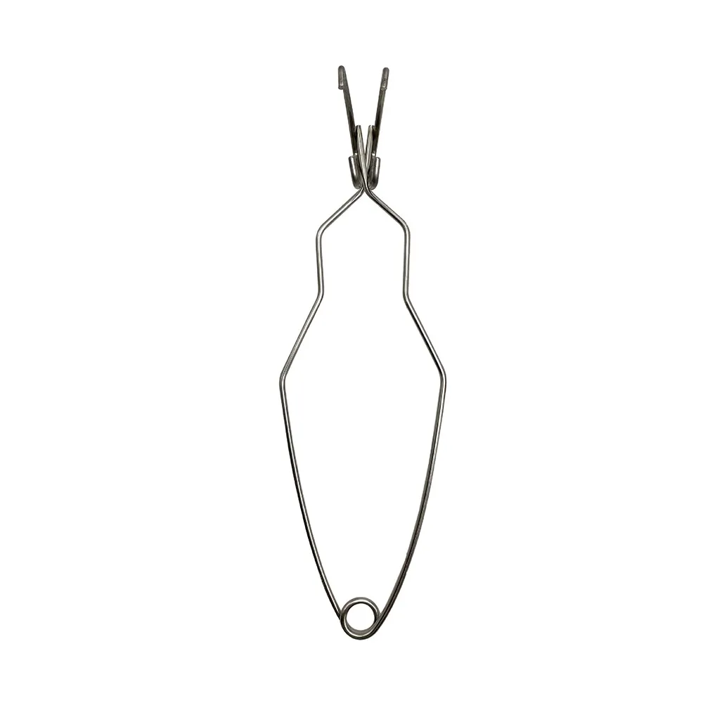 Heat-resistant Quartz Crucible with Spout with Clip Tongs Handle Melting Bowl High Strength Round Furnace Tools