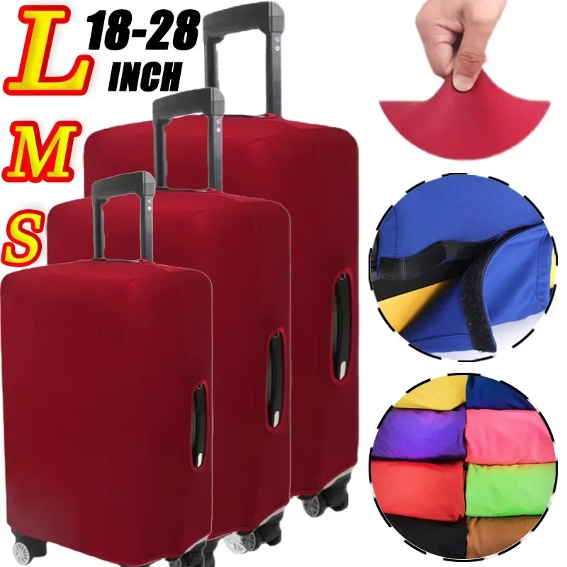 

Luggage Cover Pull Rod Luggage Cover Travel Luggage Cover Dust-Proof Thickened High Elastic Luggage Box Protective Cover