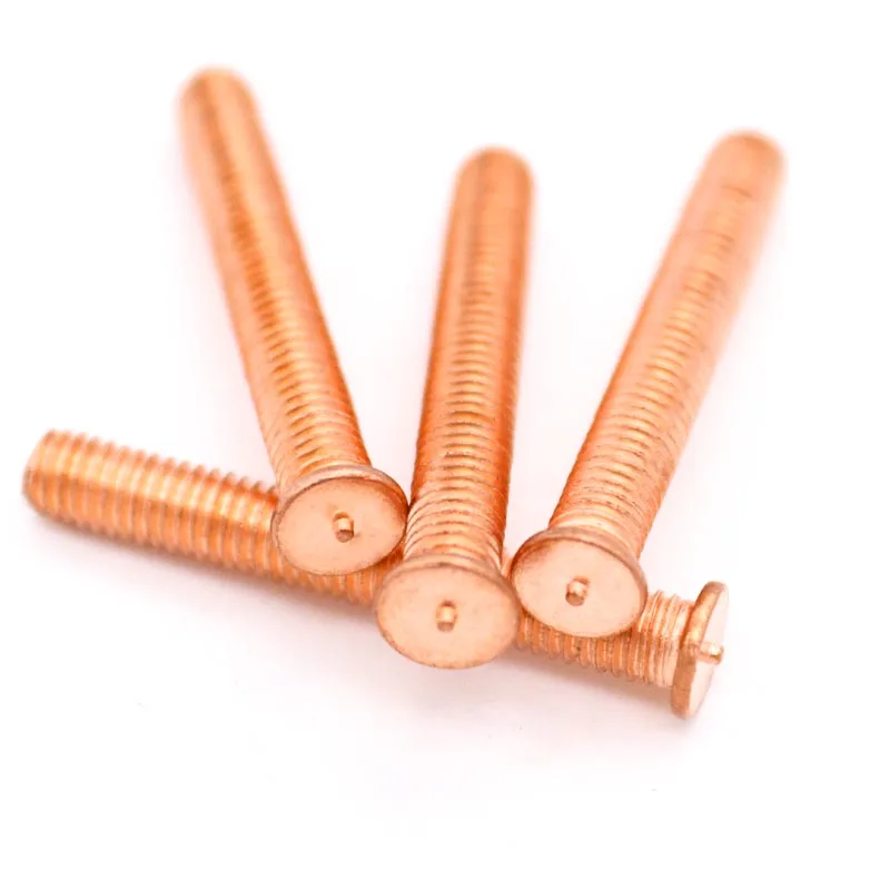 

2/50pcs Copper Plated CD Stud Welding Screws | M3 M4 M5 M6 M8 M10 | Capacitor Discharge Spot Welding Nails
