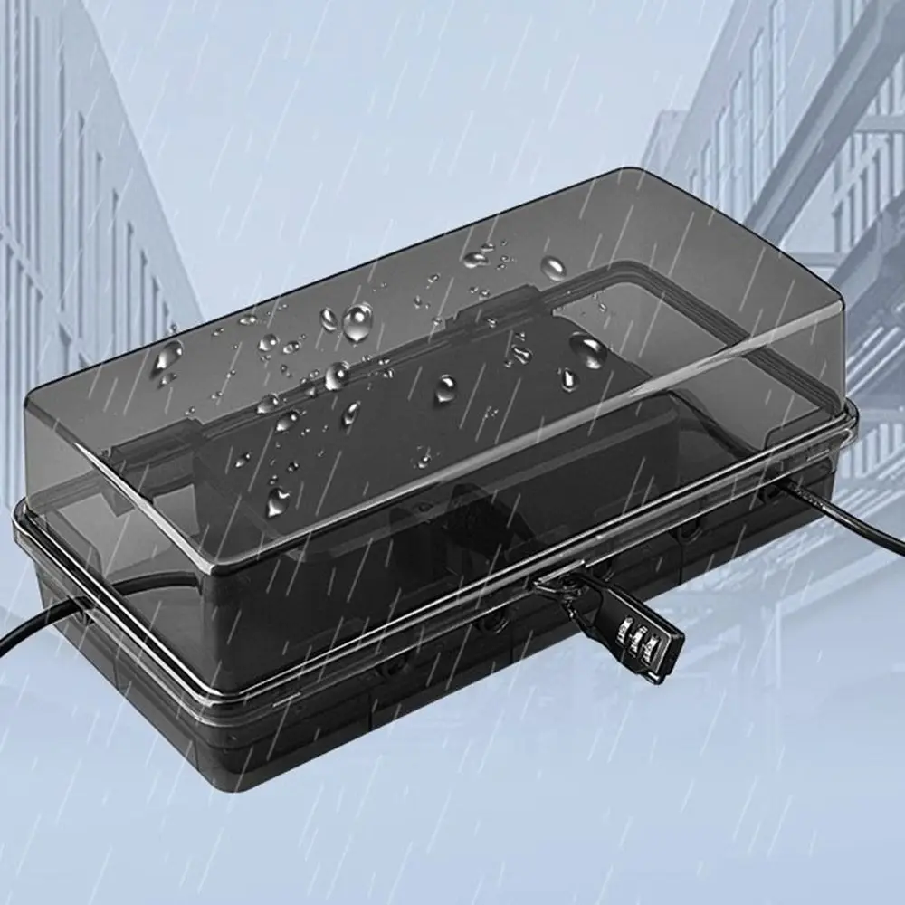 

Портативный пластиковый защитный короб для розеток, всепогодный, водонепроницаемый, для наружного использования, для защиты кабелей и розеток