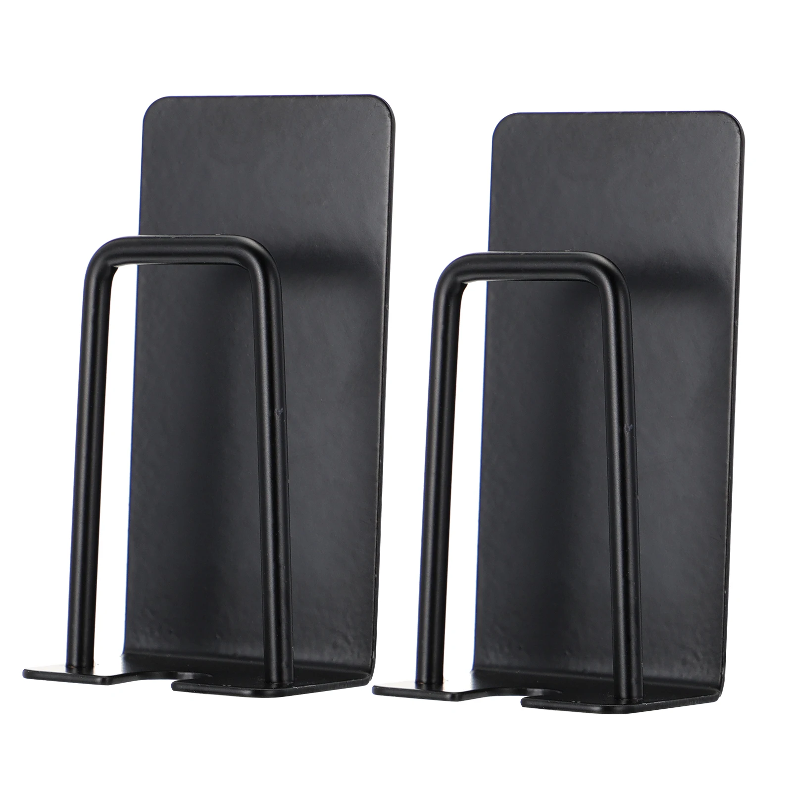 

2pcs Wall Mounted Cup Holder Toothbrush Rack Stainless Steel Bathroom Storage Organizer No Residue Dry Clean Smooth Surface