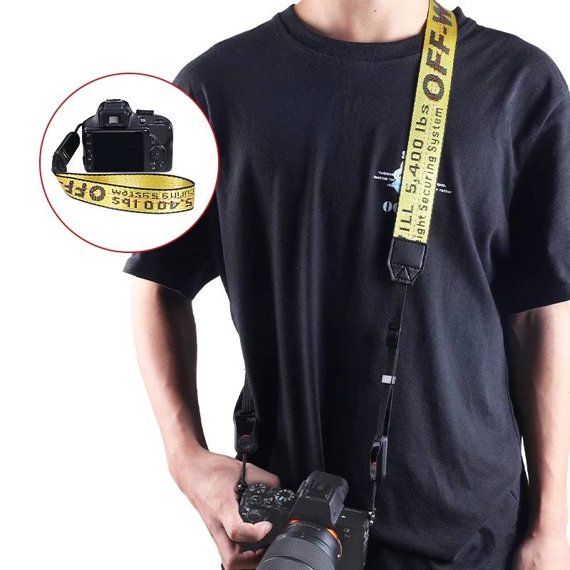 Multifunctional Camera Shoulder Strap Quick Release Belt For Canon EOS R6 R8 Nikon Z7 Z6 Sony  A7M4 A7C Fuji XT100 Micro DSLR