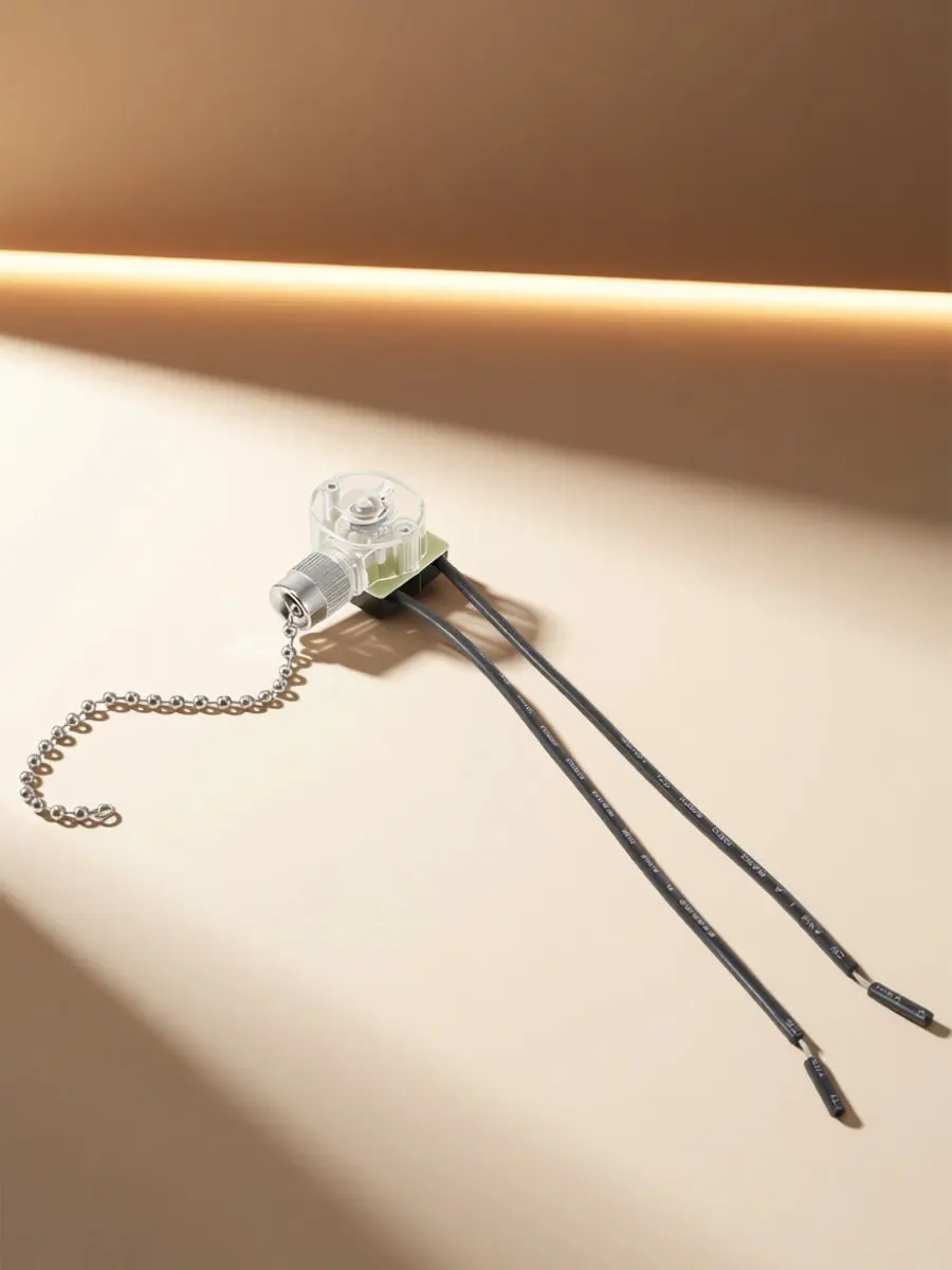 2Pcs Fan Pull Chain for Ceiling Fan Switch Replacement Simple Elegant Design Adds Style to Patio Balcony Garden Window Wall