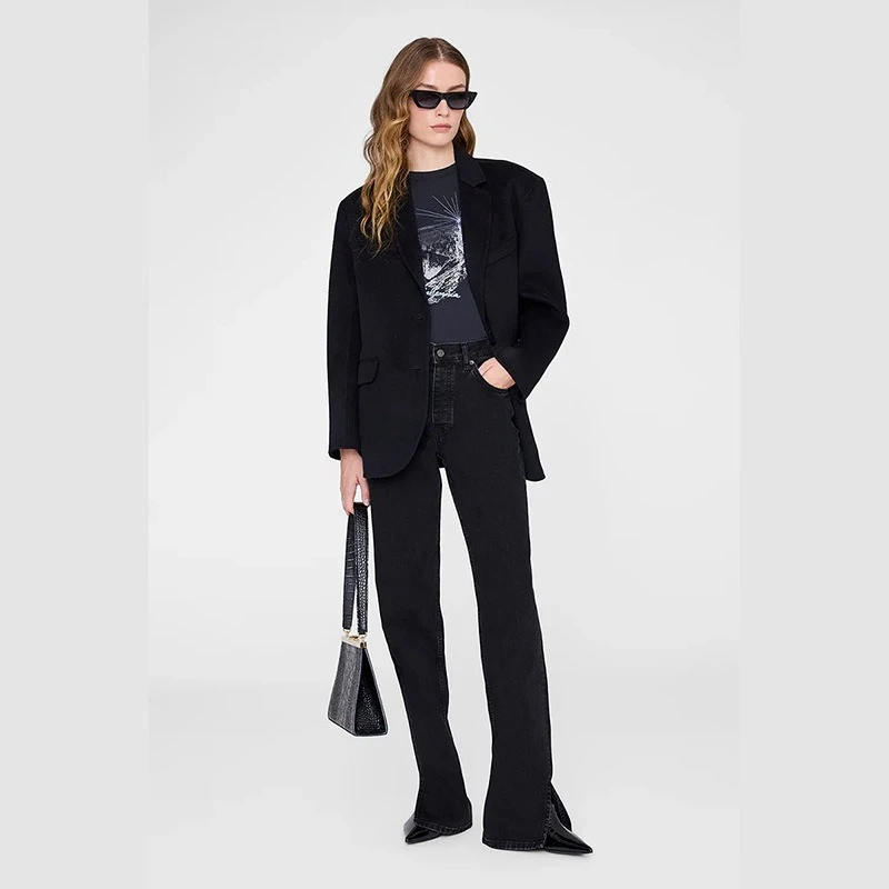 26 Early Spring New Landscape Letter Print Crew Neck Cotton Short Sleeve T-Shirt