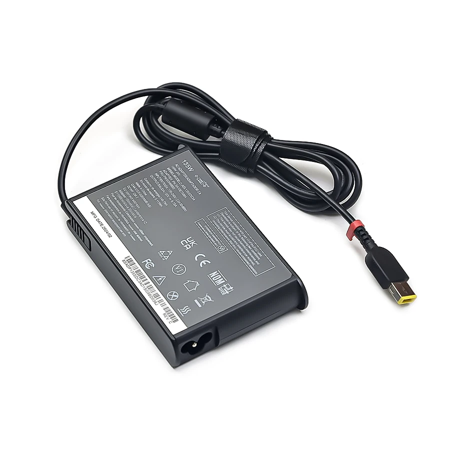 Laptop Adapter 135W 20V 6.75A USB Notebook Charger for Lenovo T440p Y50-70 R720 Y700 T540p P51 P52 S5 ADL135NLC3A Power Supply view 2