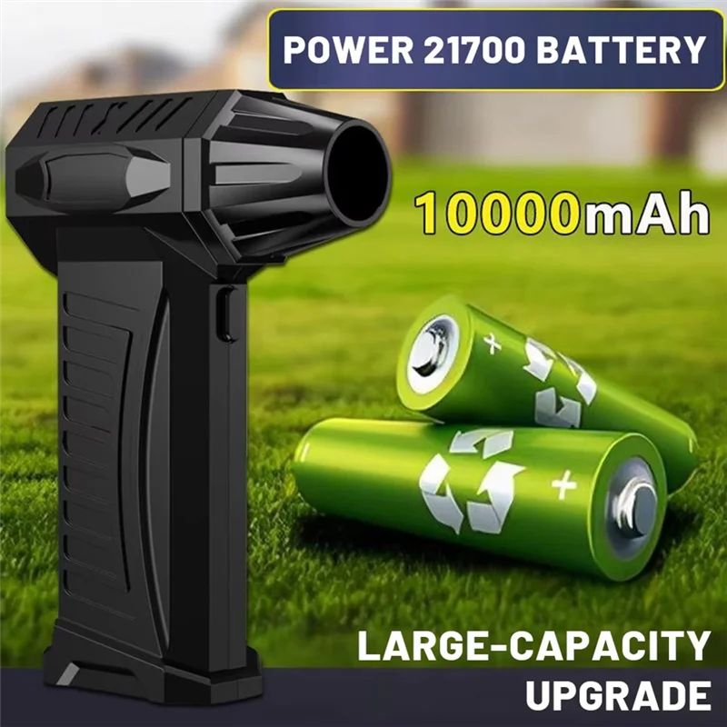 

MCGS-Super Violent Blower 800000RPM Brushless Turbo Jet Blower Dry 10000Mah Charging Duct Fan 300G Thrust PC Cleaning Tool