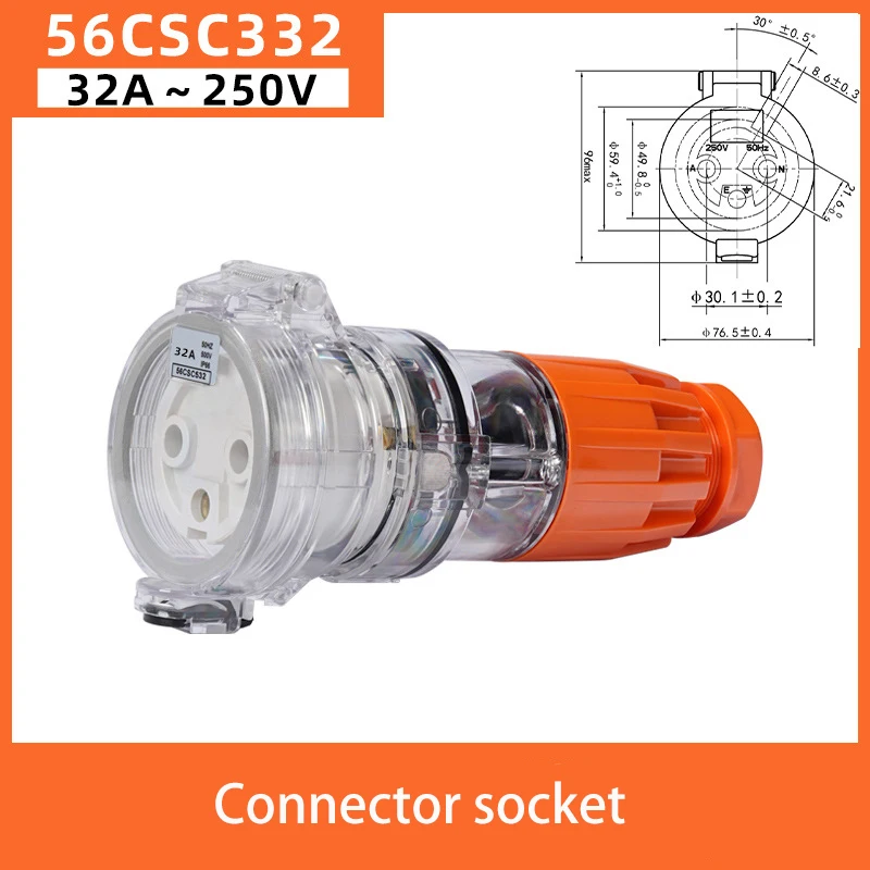IP68 Waterproof Connector LD20 No Soldering Cable Connector Plug & Socket Male And Female 2 3 4 5 6 7 Pin Opposite Reverse
