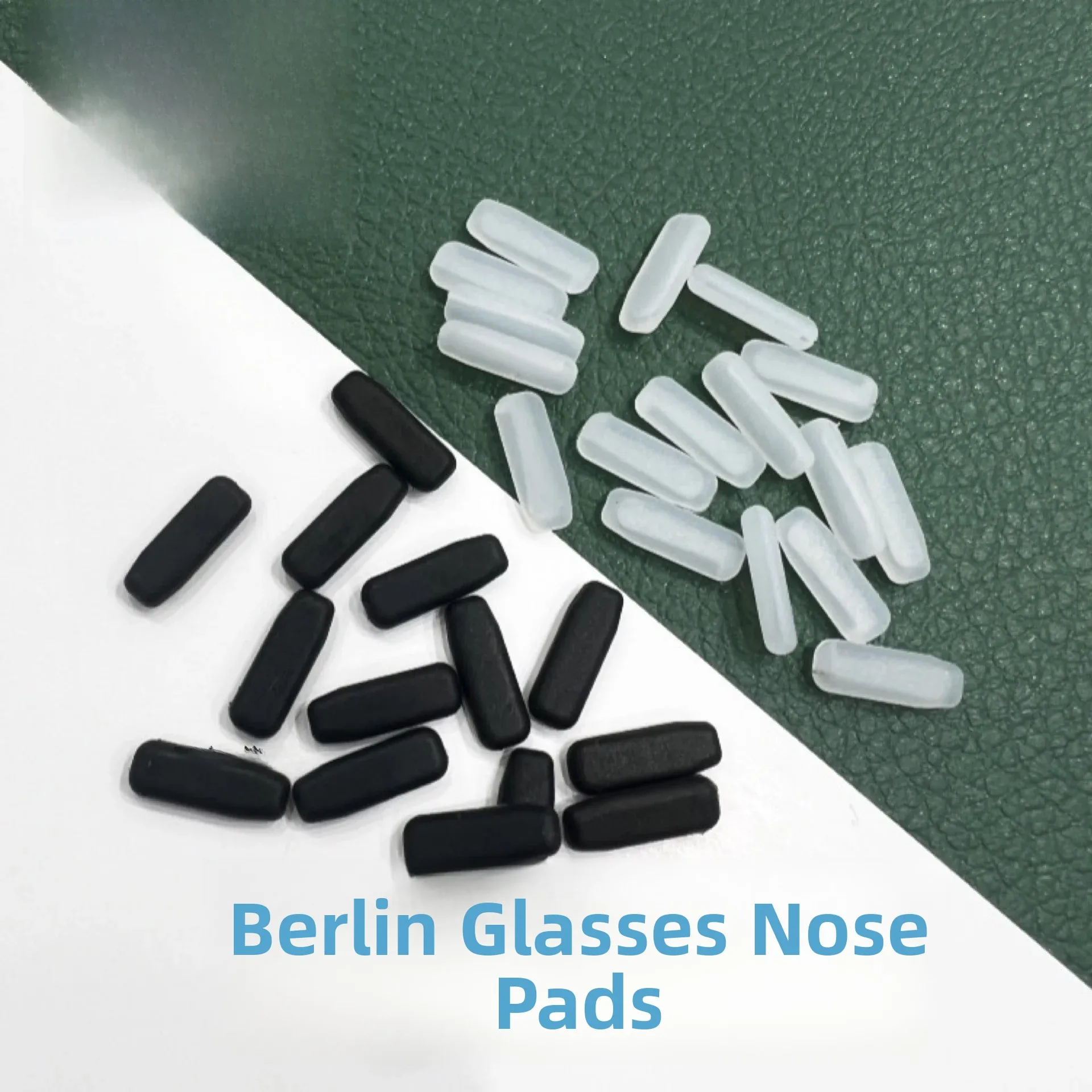 Silicone Eye Glasses Nose Pads Berlin IC Class Direct Insertion 10 Pairs Set Eye Protection Accessories   Knife