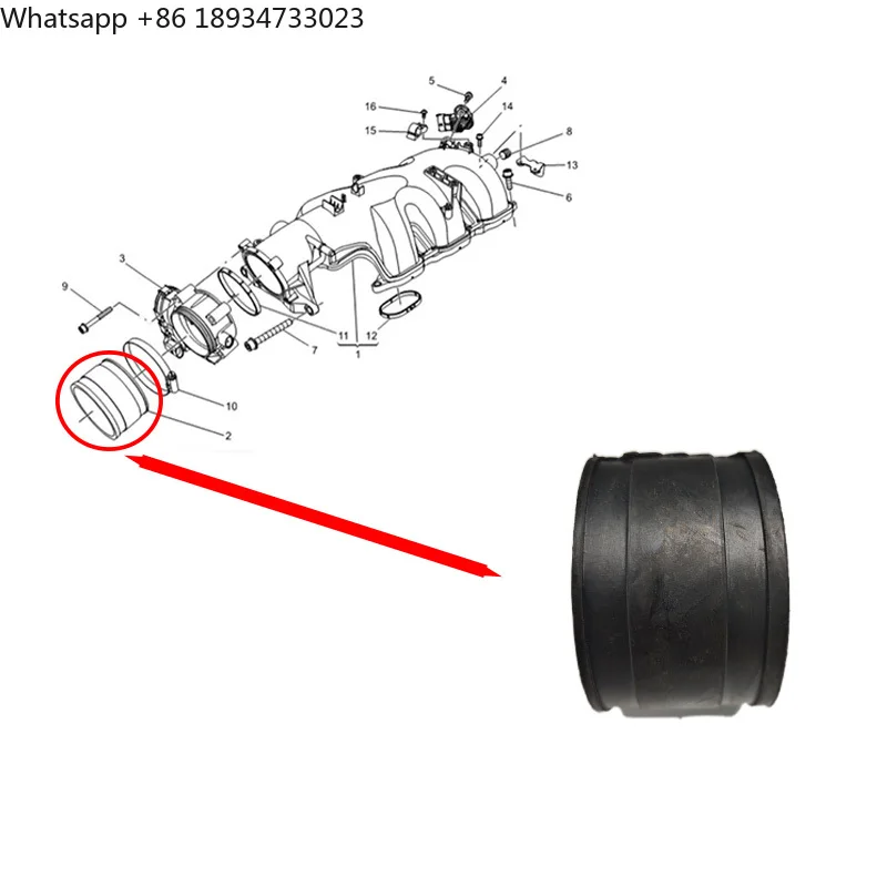 

Intake Manifold Spacer for Maserati Quattroporte/Ghibli/Levante , OE number 304167