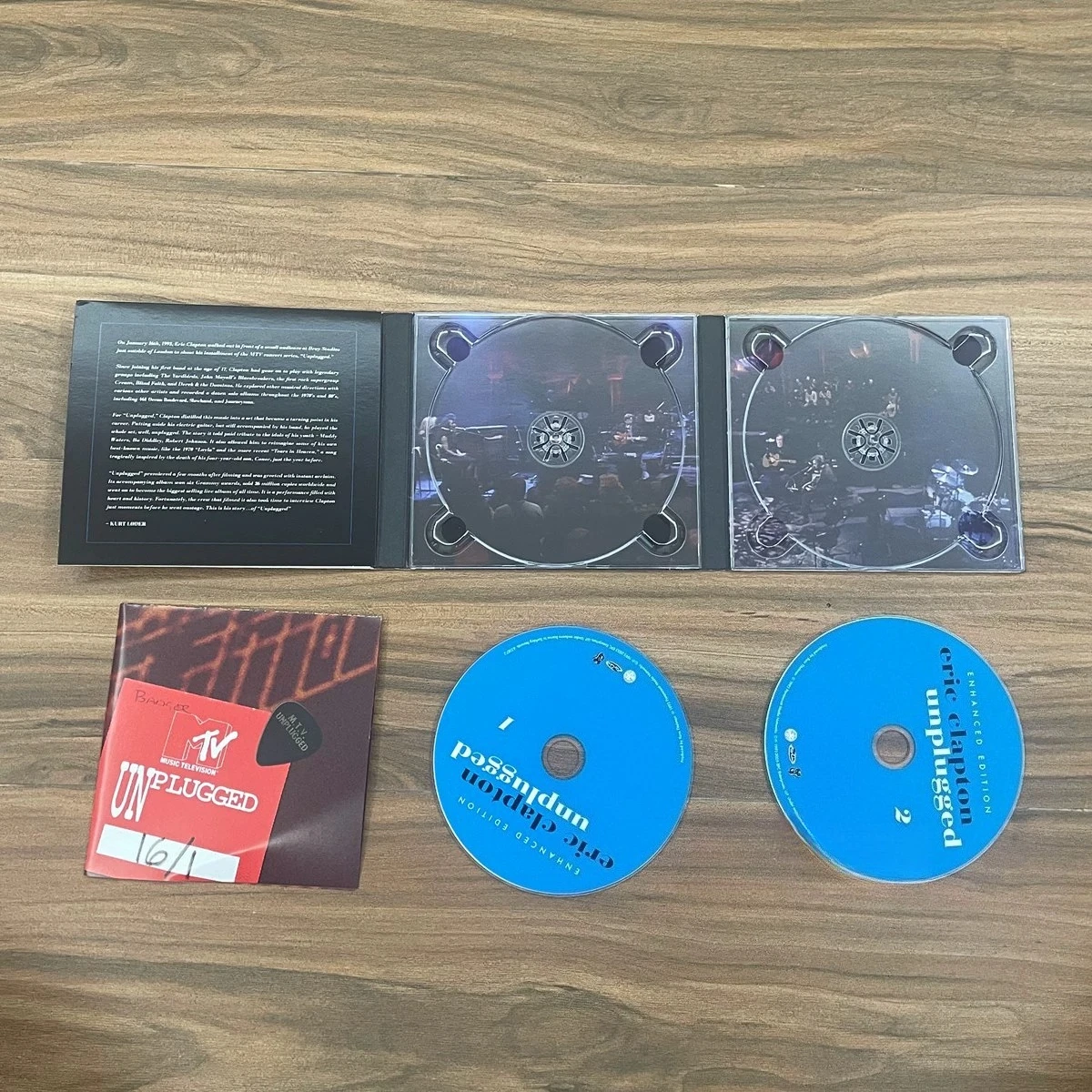 إريك كلابتون Unplugged Deluxe 2CD - الصوتية الأسطورية المباشرة الكلاسيكية - غناء الروح لمحبي وجميع موسيقى البلوز روك