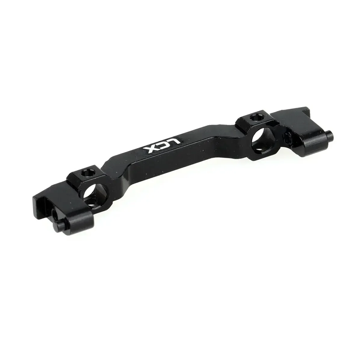 LCX Racing 1/24 coche trepador de control remoto soporte de parachoques delantero de aluminio para cerrojo Axial SCX24 JLU Wrangler C10 piezas mejoradas Accesorios
