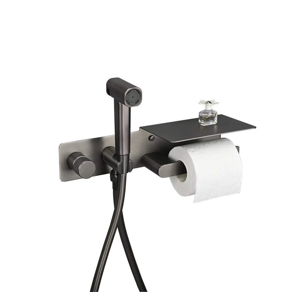 

In Wall Bidet Sprayer Set Bathroom Bidet Set Bathroom Bidet Sprayer With Toilet Paper Holder
