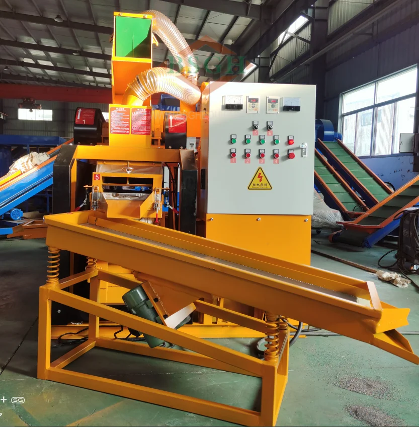 China Top Scrap Copper Wire Chopping Granulator Machine Automatic Cable Shredder Recycling Equipment For Sale