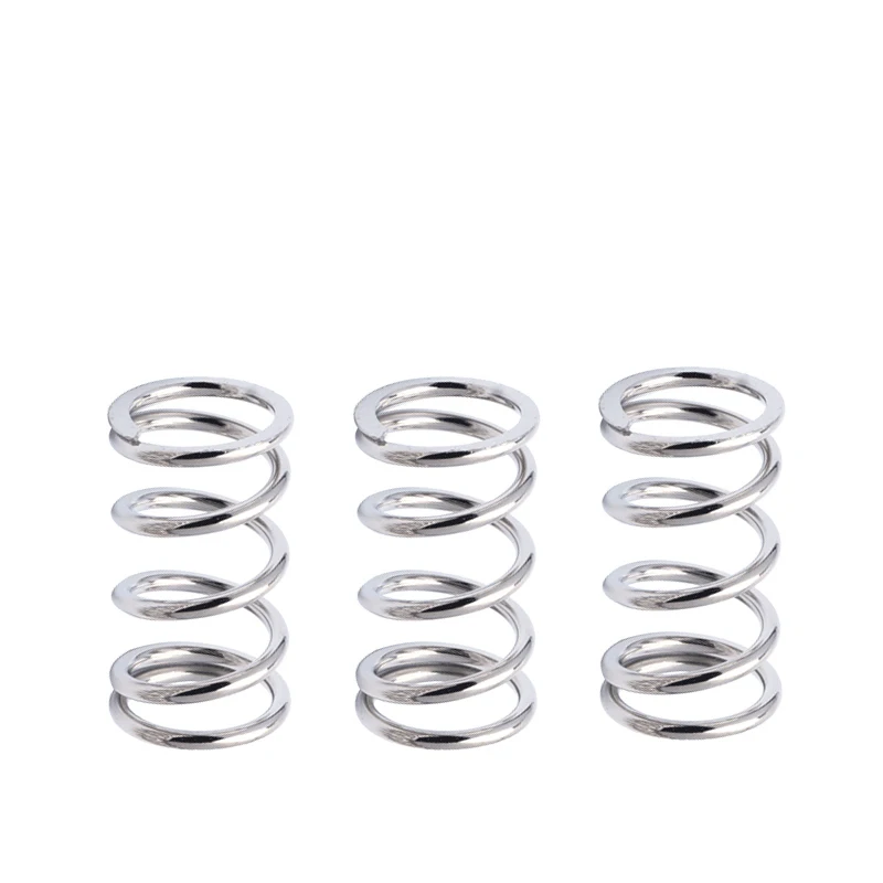 1Pcs Wire Diameter 2.5mm Spring Steel Compression Shock Absorption Pressure Return Spring OD 15-40mm Length 30-100mm Ni-Plating