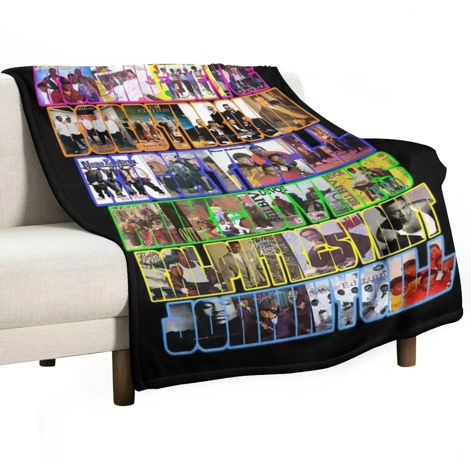 

New Edition - Covers Classic Throw Blanket Stuffeds Soft Big Moving Plush Blankets