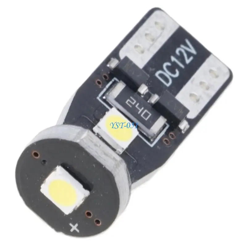 E15A T10 W5W LED Car Bulb 3x3030SMD 6500K White for Interior Reading License Plate