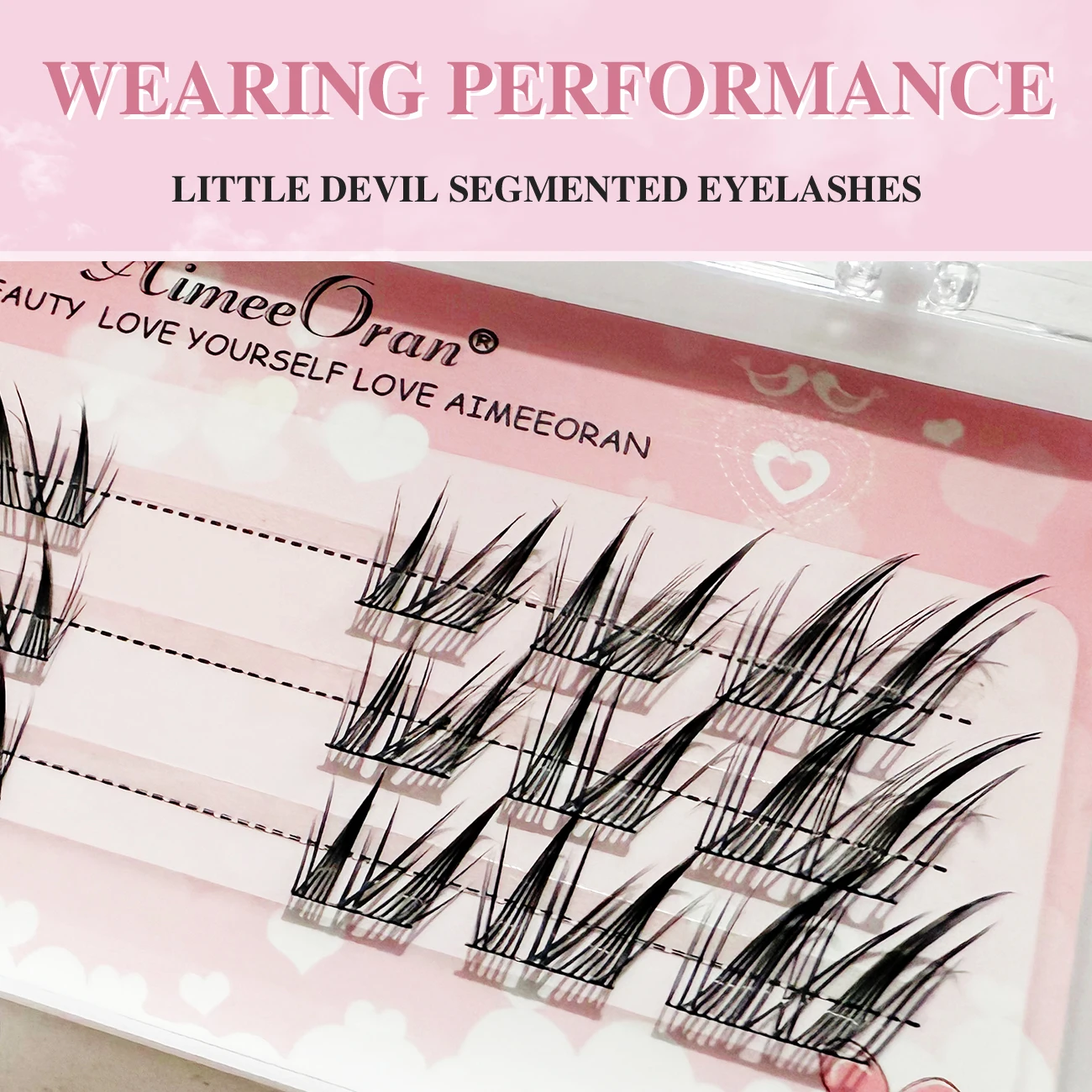 DIY 속눈썹 연장 키트 개별 속눈썹 클러스터 여성용 11-13mm 인조 속눈썹 글루/핀셋 포함 메이크업 도구
