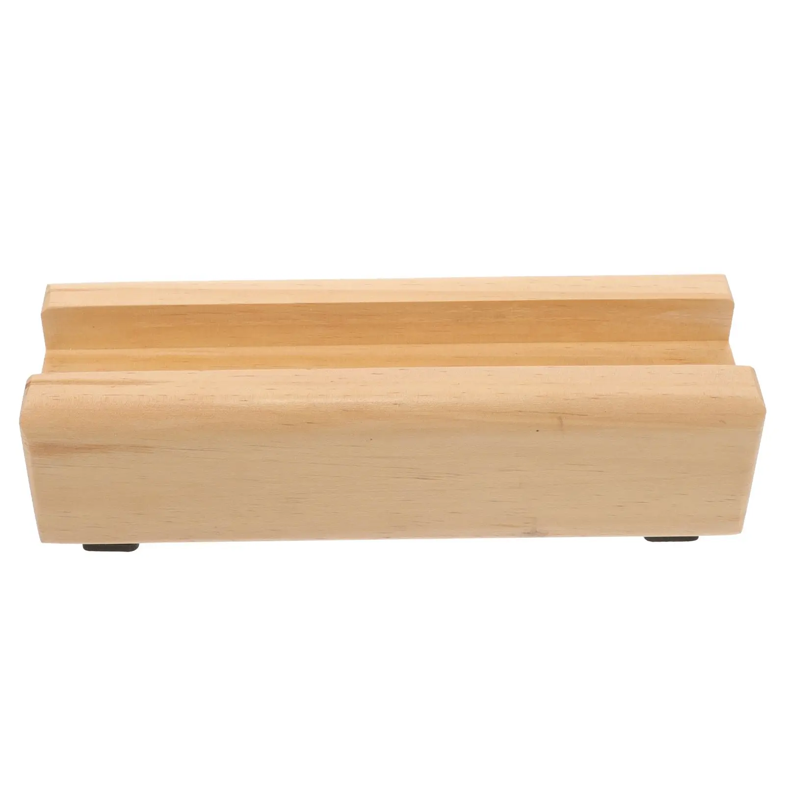 

Wood Floor Mirror Base 25x8x7 Slot 3 5x2 Modern Minimalist Stable Anti Support Stand for Full Length Mirror Decor