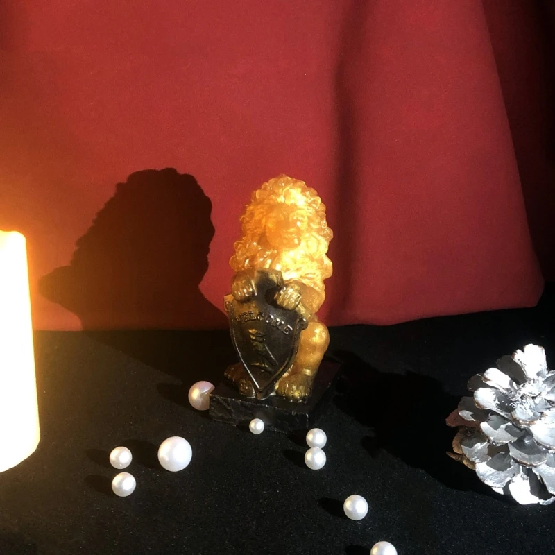 Lion Silicone Mold for Candle Hand-made Soap Desk Ornaments Drop shipping
