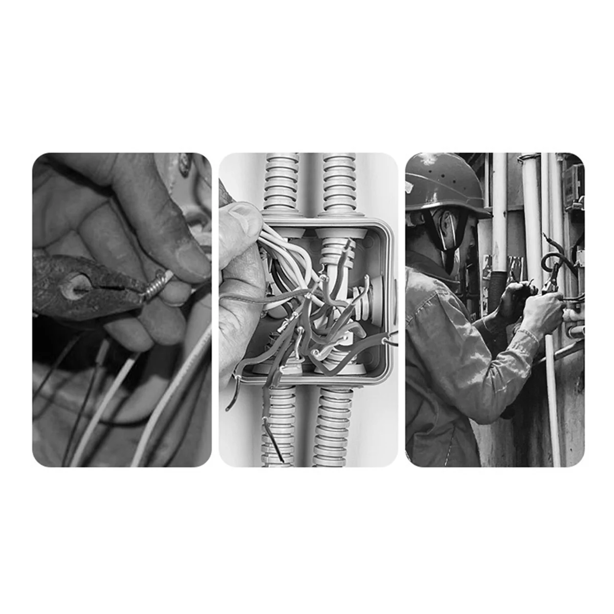 

2Pcs Wire Twisting Tool Cable Wire Stripper and Twister Drill Wire Stripping Tools for 2.5-6 Square Millimeter Wires
