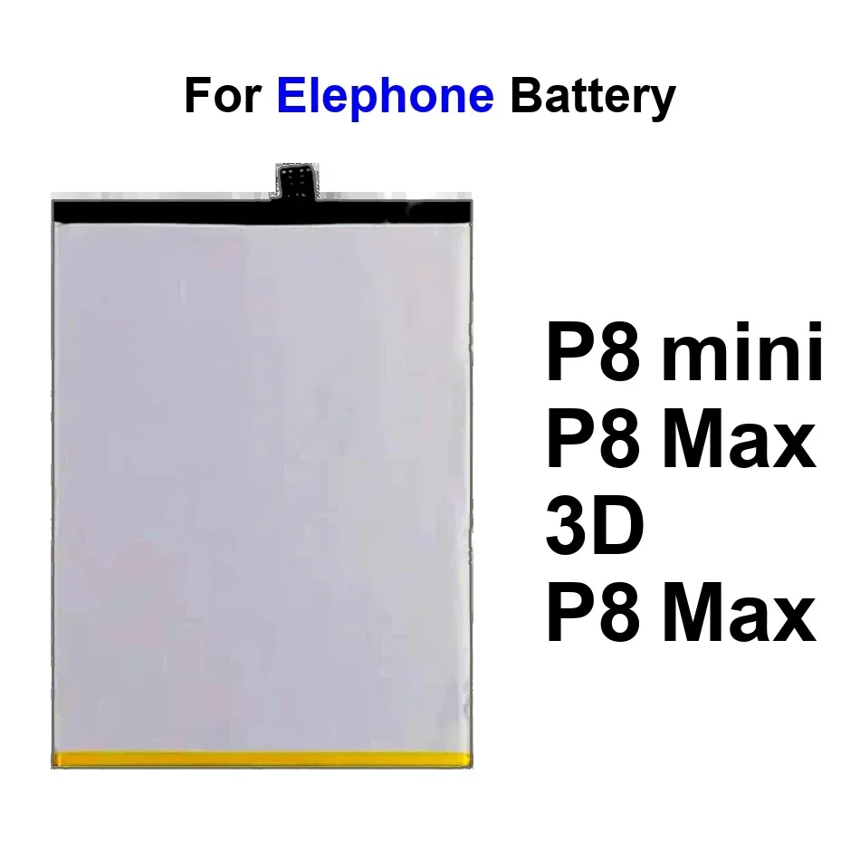 

Аккумулятор мобильного телефона с быстрой зарядкой 2680-5000 мАч для Elephone P8 Max Mini
