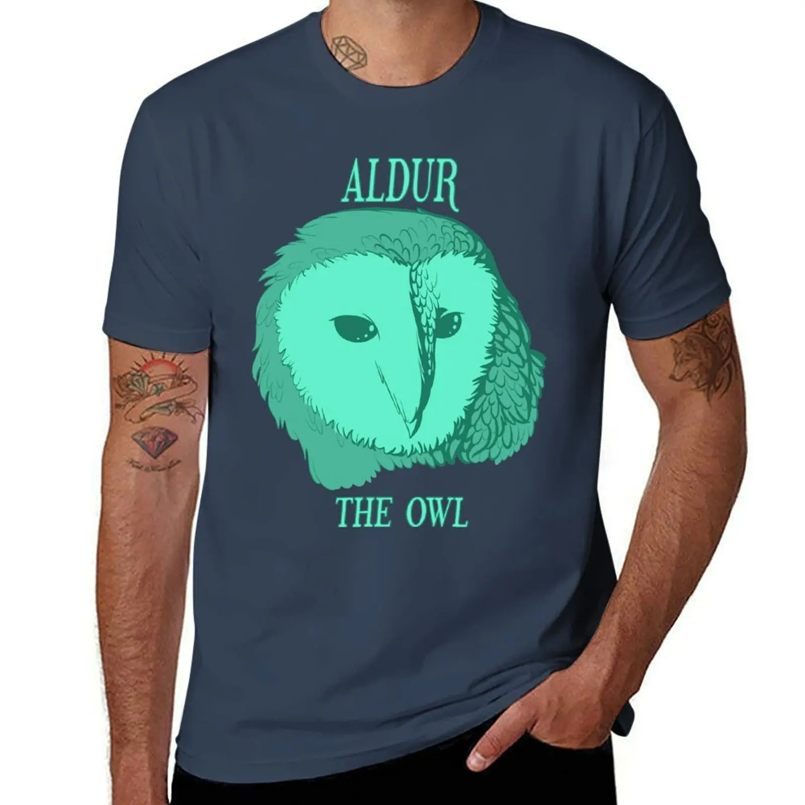 

Aldur Owl the T-Shirt Breathable Sportswear T-Shirt for Men