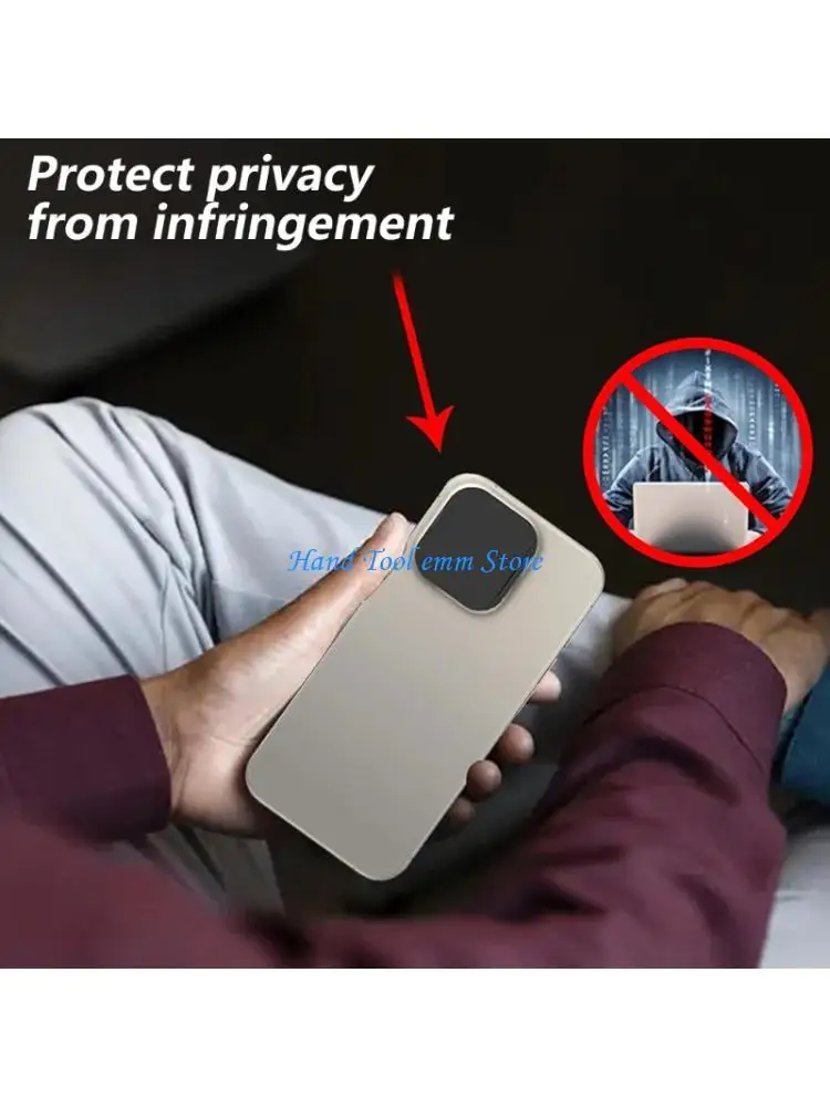 

H37F Camera Lens Protector Case Cover Anti Fingerprint for Phone Shockproof Anti Collision Privacy Shield Guard Clean Design