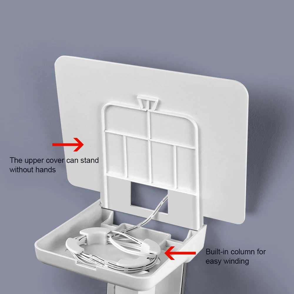 Wireless Router Stand Wall Mount Bracket Outlet Shelf for Pad/Speaker/Surveillance Camera/ Wireless Router Wall Mount Stand