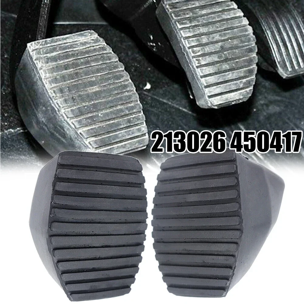 Автомобильные аксессуары ЧЕРНАЯ резиновая педаль сцепления и тормоза 2130.26 4504.17 для C3 C4 C5 C6 207 308 Простая установка Прочный