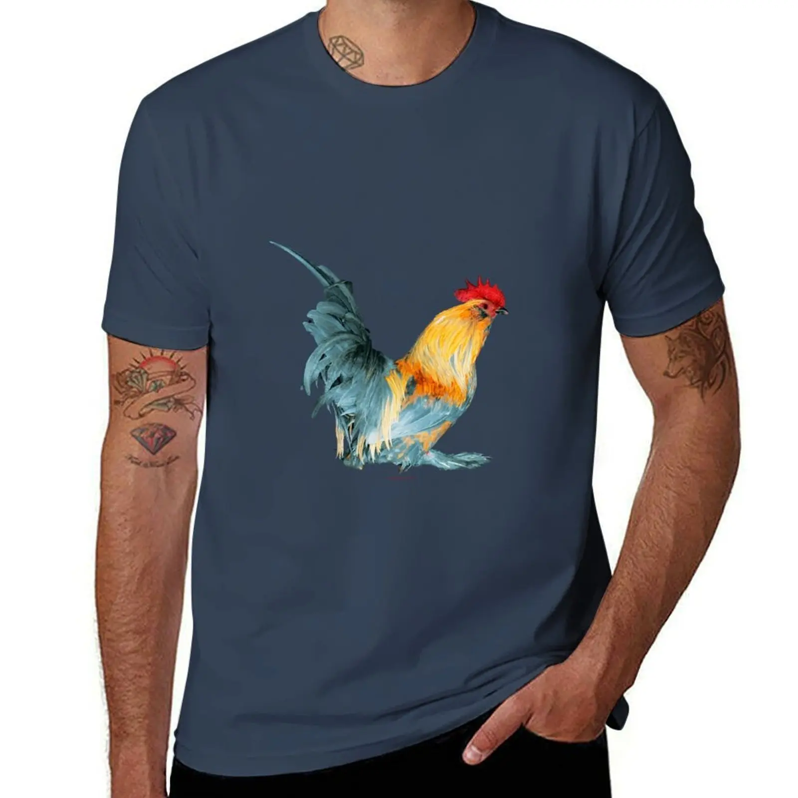 

Porcelain Belgian d'Uccle Cock T-Shirt man t shirts for men t shirts for man graphic tees T-Shirt
