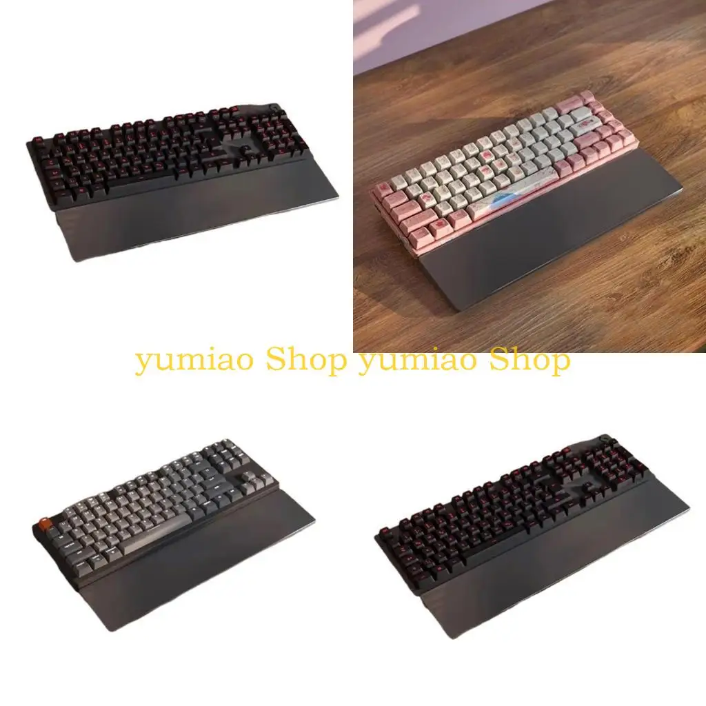 587B Acrylic Keyboards Hand Rest Wrist Rest for Office and Gaming 61 68 98 104 Size