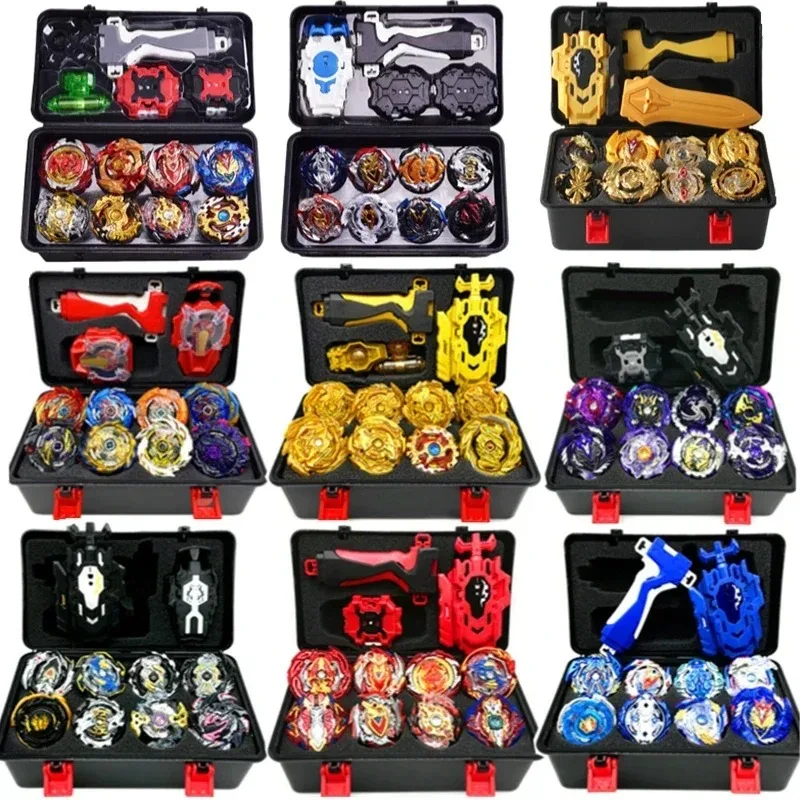 TOMY Burst Burst Surge Set GT jouet lanceurs gyroscopiques Toupie alliage métallique dieu hauts Fafnir Burst Spinning Bey lames recueillir cadeau