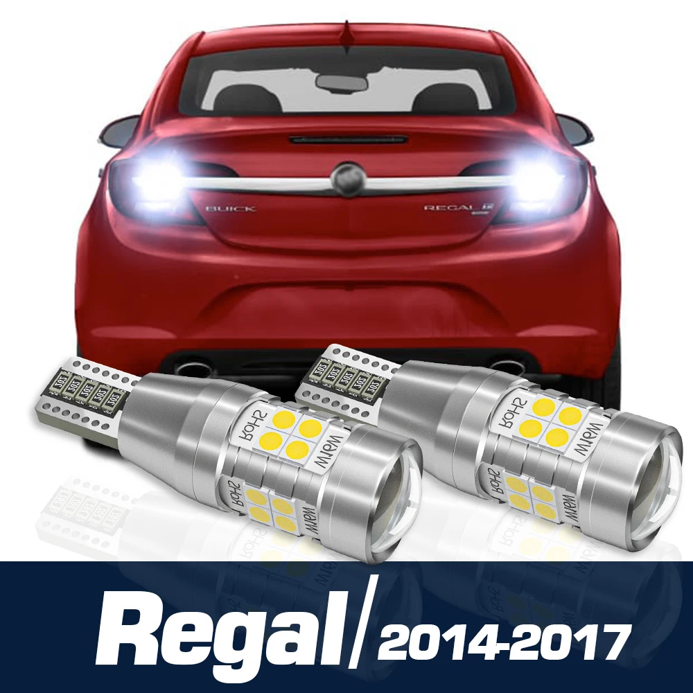 2 uds luz LED de respaldo accesorios de lámpara de marcha atrás Canbus para Buick Regal 2014 2015 2016 2017