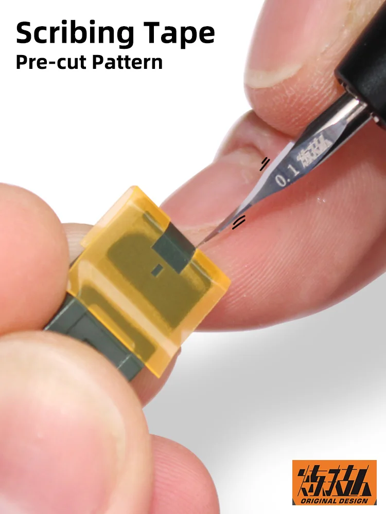 High Precision Pre-Cut Graphic Scribing Tape for Models Duplicate Scribe Lines Easily Add Scribing to Other Locations
