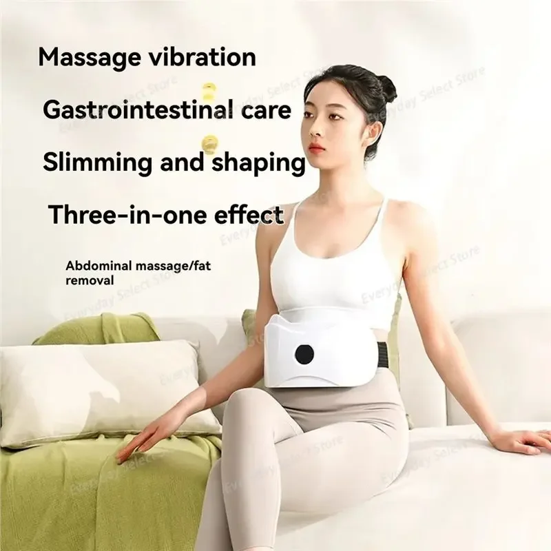 Portable Abdominal Vibration Massage Device, Body Relax Massager for Waist Abdomen Leg Muscle Soothing Home Fitness Accessory