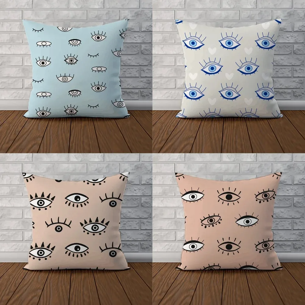 Eye Pattern Decorative Pillowcase Home Decor Cushion Pillowcase Bedding