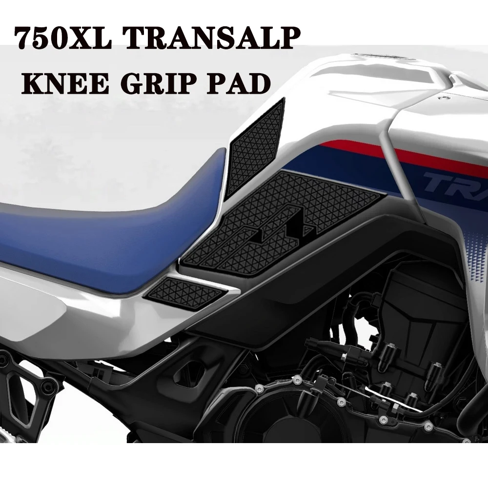 For HONDA Transalp XL750 Transalp Knee Grip Traction Pad Tank Non-slip Stickers 750XL Transalp Accessories Motorcycle Tank Pads