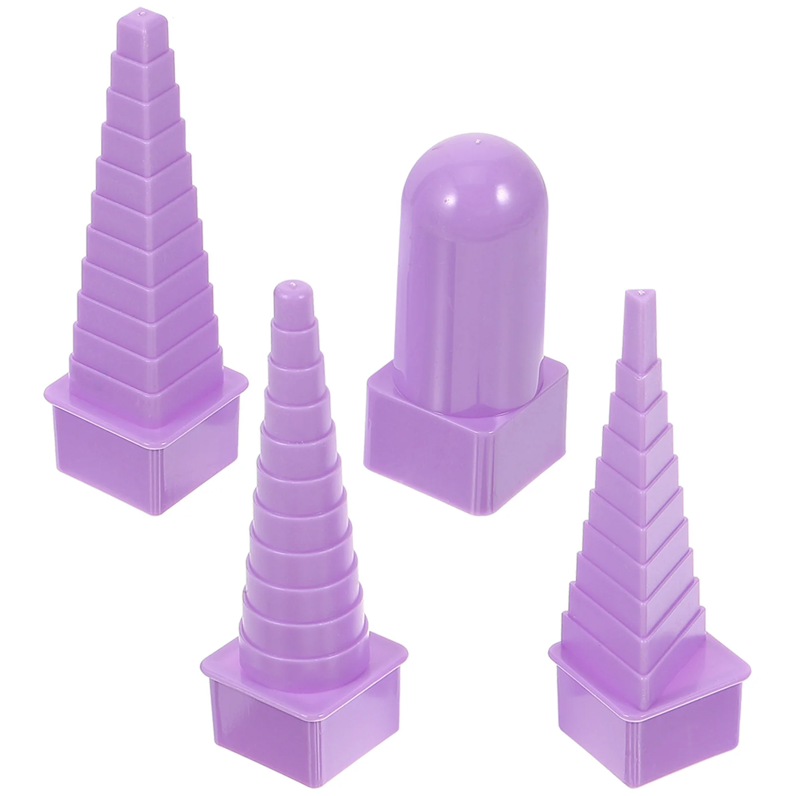 

4pcs Paper Quilling Tools Diy Bobbin Tower For Handmade Craft Decorative Packaging Wall Art Dorm Supplies Paper Craft Towers