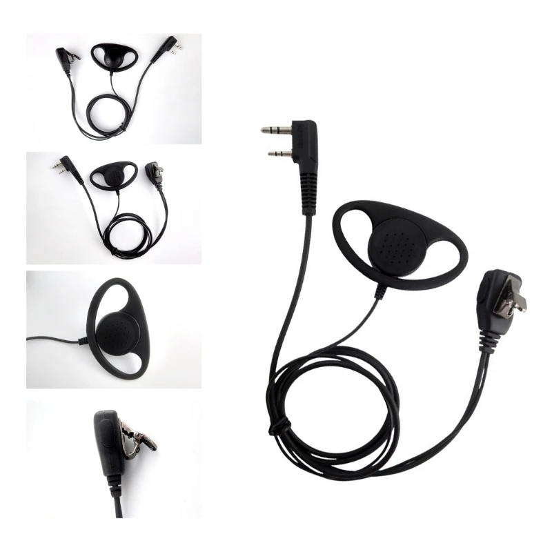Clip On Hands Without 2 Pin D Earpiece with Build In Easy to Carry for Professional Two Way Radio Communication